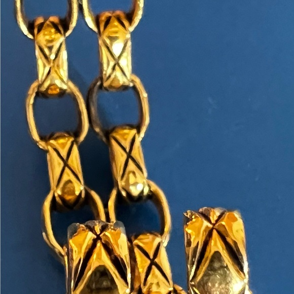 Chanel Vintage Cuff Double Row Bracelet - Picture 4 of 6